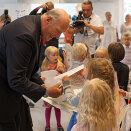 20 August: The King opens of the new elementary school in Svolvær, Lofoten  (Photo: Kjell Ove Storvik)